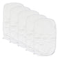 Honestbaby Baby Organic Cotton Multi-Layer Burp Cloths Multipack, Bright White, One Size