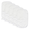 Honestbaby Baby Organic Cotton Multi-Layer Burp Cloths Multipack, Bright White, One Size