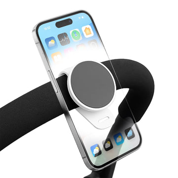 Stroller Phone Holder Universal Phone Holder for Stroller Strong magnetic phone holder with adjustable strap, stable and safe, c
