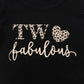 Baby Girl 2Nd Birthday Outfit Girl 2 Year Old Birthday Outfit Toddler Leopard Clothes (Leopard,2T)