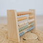 Brooklyn Neutral Boho Abacus - STEM Toy- Boho Nursery Decor and Playroom Decor- Math Toddler Toy with Beads- Montessori Toys - A