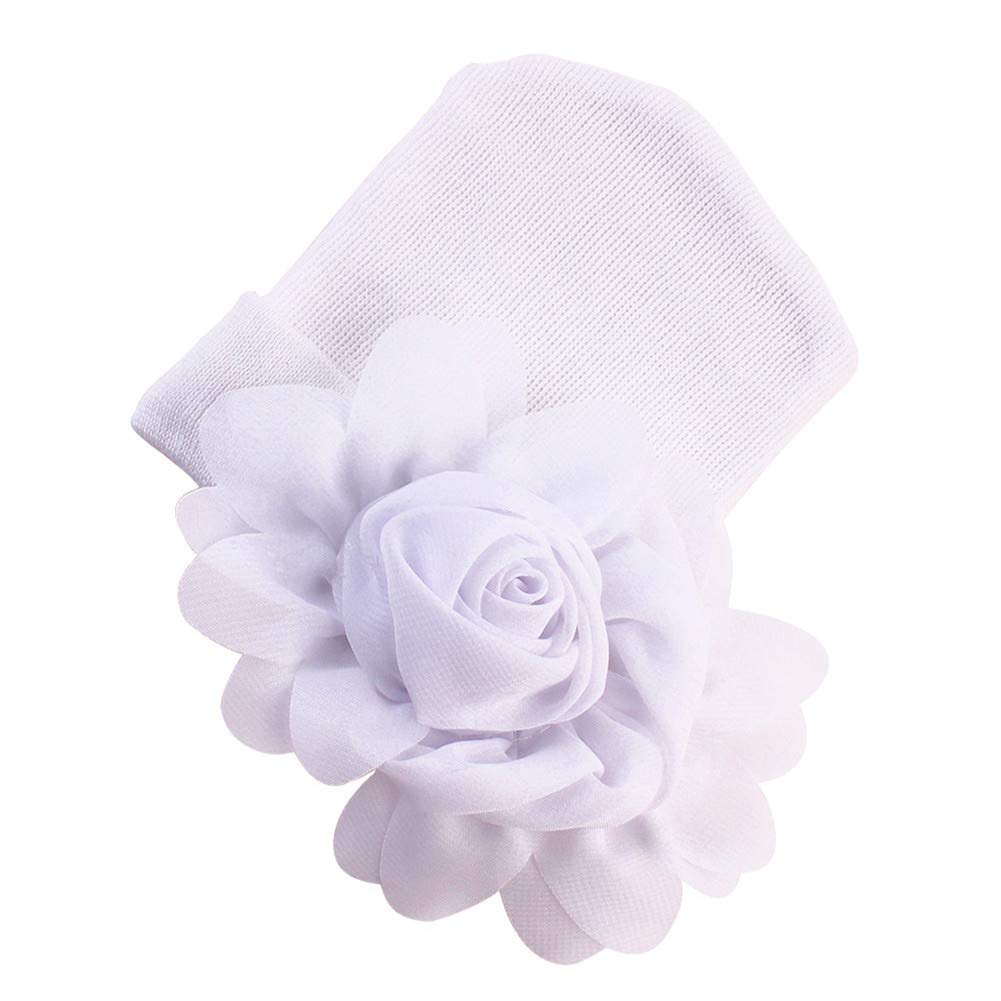 Upeilxd Newborn Hospital Hat Infant Baby Hat Caps With Bow Soft Cute Nursery Beanie Hat