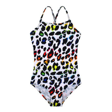 Honisen Baby Girls One Pieces Swimsuit Cute Swimwear Bathing Suits Mottling 2T