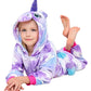 Cos Timeuniquecos Kids Unicorn Onesie Animal One Piece Pajamas Halloween Costumes (Purple Horse, 8-10 Years)