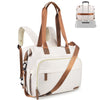 Pripher 4 In 1 Diaper Bag Backpack, Diaper Bag Backpack For Baby, Travel Diaper Bag Converts Into Backpack With Shoulder Straps,