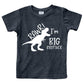 Rawr Im Big Brother Shirt Dinosaur Toddler Boytshirt Dino Announcement Ouotfit. (Us, Age, 12 Months, Charcoal Black)