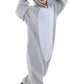 CANASOUR Koala Onesie Kids Halloween Cosplay Costume Girls One Piece Pjs Anime Unisex Hoodie Pajamas Grey For 8-10 Years Boys Pa