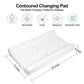 Beianpp Mini Baby Changing Pad 23 X 13 With Cover, Fits Jayden Convertible Crib & Dresser, Waterproof & Non-Slip, Small Diaper C
