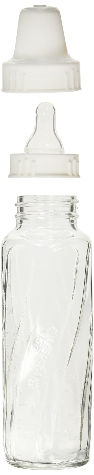 Evenflo 3 Pack Classic Glass Bottle, 8-Ounce - 2 Packs Of 3 Bottles