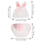 Swovo Newborn Photography Props Outfits,Baby Crochet Outfits,Handmade Knitted Baby Costume Sets,Pink