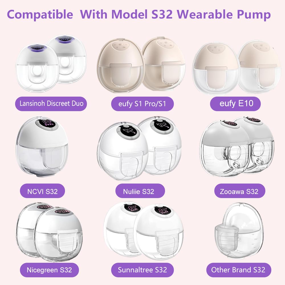12Pcs Duckbill Valves Silicone Diaphragm Compatible With Eufy S1 Pro S1 E10, Lansinoh Discreet Duo, Ncvi Nicegreen Nuliie Zooawa