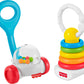 Fisher-Price Baby Toys Newborn Classics-Pack of Rattle Teether & Sensory Activities for Developmental Play Ages 0+ Months