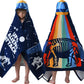 Voova & Movas Dinosaur Beach Towel With Hood For Kids Age 3-10 | Soft Thick Absorbent Cotton Wrap Blanket | Beach, Pool, Swim Us