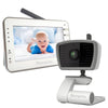 Baby Monitor With Camera And Audio, Long Range No Wifi, Baby Room Temperature Monitoring, Auto Night Vision, 5 Built-In Lullabie