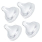 4 Packs Silicone Bottle Nipples Compatible With Lansinoh Bottles - Bpa-Free, Anti-Colic & Leak-Proof Baby Bottle Replacement - S