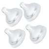 4 Packs Silicone Bottle Nipples Compatible With Lansinoh Bottles - Bpa-Free, Anti-Colic & Leak-Proof Baby Bottle Replacement - S