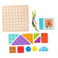 ATORSE Wooden Lacing Threading Toy Montessori for Children Girls Boys Birthday Gift