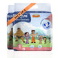 Bumtum Chota Bheem Baby Diapers | Pant Style Baby Diapers Small Size, 156 Count | Double Layer Leakage Protection Infused With A