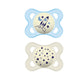 Mam Night Pacifiers 0-6 Months, Best For Breastfed Babies, Glow In The Dark, Baby Boy, 2 Count