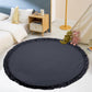 Abreeze Baby Cotton Play Mat Soft Crawling Mat White Detachable Washable Game Blanket Floor Playmats Kids Infant Child Activity