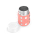 Lifefactory 8-Ounce Stainless-Steel Vacuum-Insulated Wide-Neck Baby Bottle With Flat Cap, Cantaloupe (Ls2231Wca4)