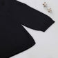 Baby Boys Girls Button-Down Cardigan Toddler Cotton Knit Sweater Black 100