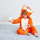 Qzerplay Unisex Kids Baby Fox Halloween Costumes Cartoon Outfit Hooded Homewear 80
