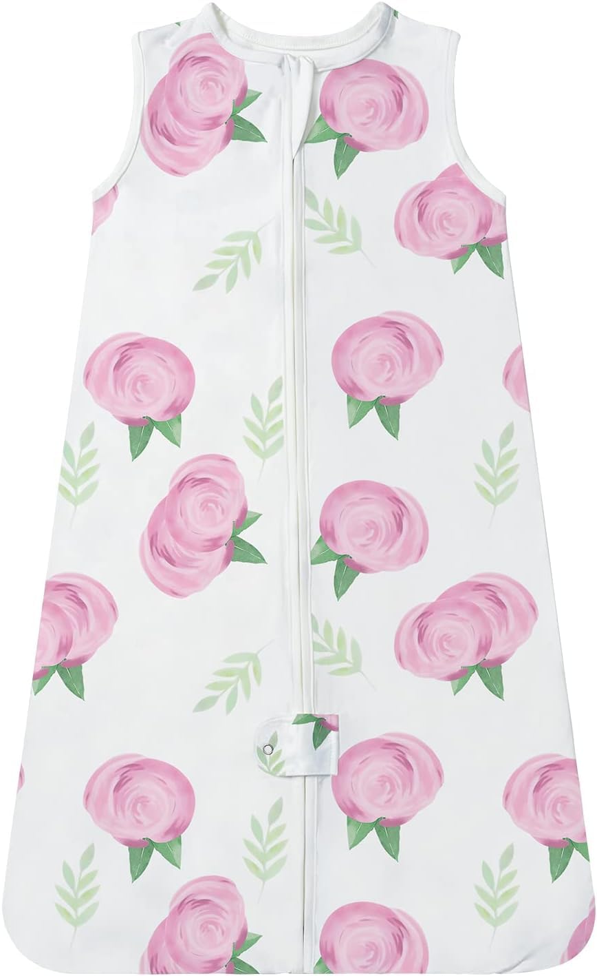 TotAha Light Sleep Sack 6-15 Months 0.5 TOG, Stretchy Baby Wearable Blanket, Silky Comfort, Buttery Soft Sleeping Bag with 2-Way