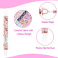 Alvababy Pacifier Clips 8 Pack Binky Paci Clip Holder Leashes For Newborn Baby Boys Girls Fits Baby Teethers Floral 8Dp15