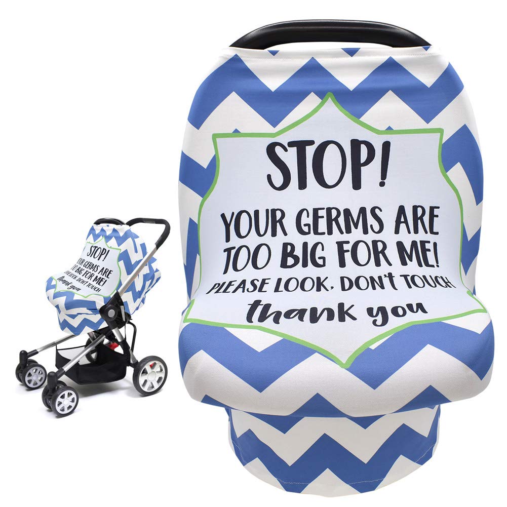 Metplus Stretchy Infant Car Seat Canopy, Metplus Baby Carseat Cover, Soft Nursing Breastfeeding Cover, Multi Use Newborn Carrier