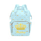 Custom Baby Diaper Bags with Name, Prince Personalized Diaper Bag Backpack Mommy Bag Diaper Nappy Bags Casual Daypack Travel Sho
