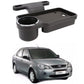 Oshotto (FT04) Foldable Car Auto Headrest Rear Back Seat Table Drink Food Cup Tray Holder Compatible with Ford Ikon  Black