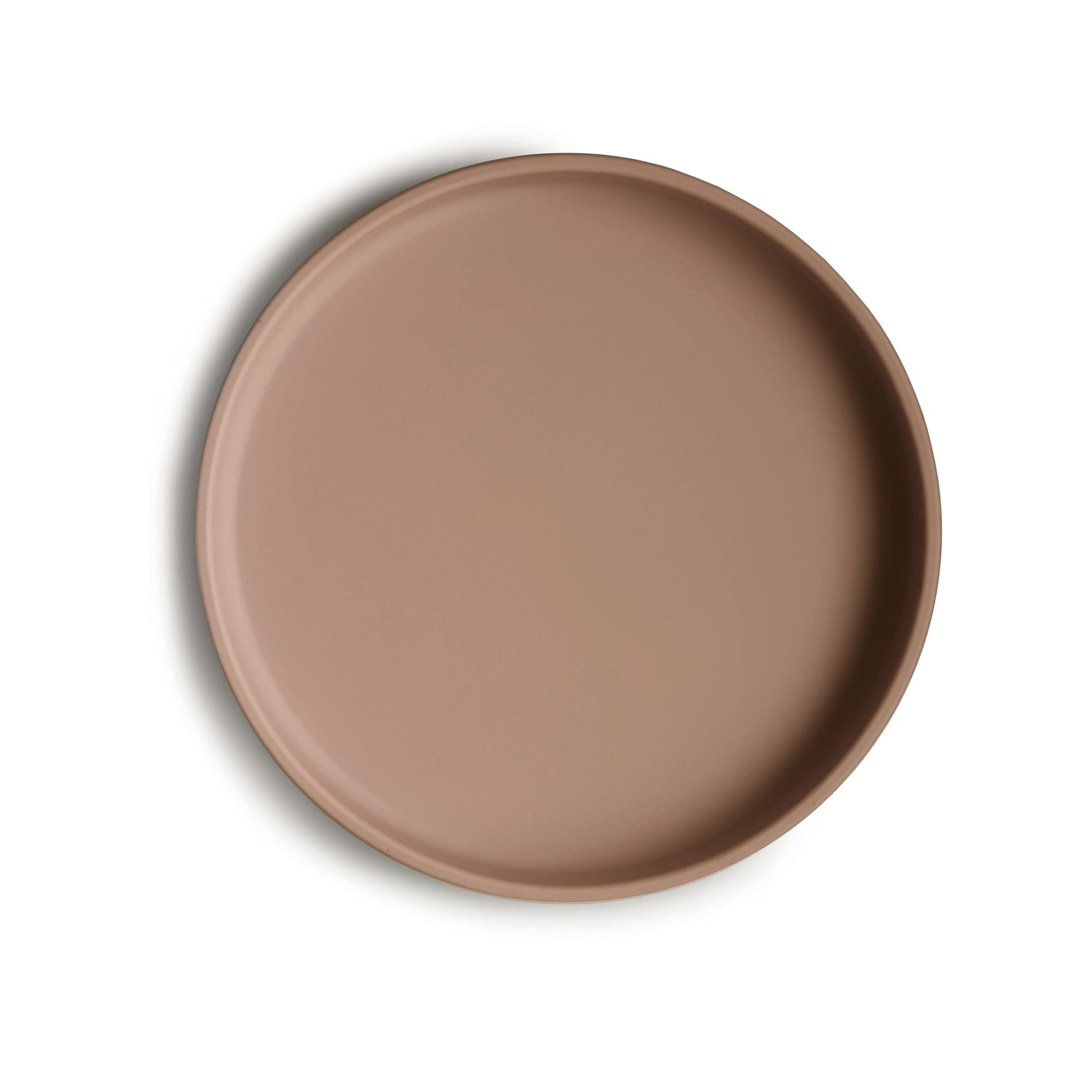 Mushie Classic Silicone Suction Plate  Bpa-Free Non-Slip Design (Natural)