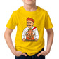 Caseria KidS Cotton Graphic Printed Half Sleeve TShirt  Lokmanya Tilak Ganesha (Yellow, 612 Months)