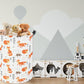Tibaolover Foxes Kids Laundry Basket Baby Hamper Foxes Toy Storage Bin For Boys Room Decor Baby Nursery Hamper Gift Baskets For