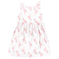 Hudson Baby Baby Girls Cotton Dresses Casual Dress, Flamingo Pineapple, 5T Us