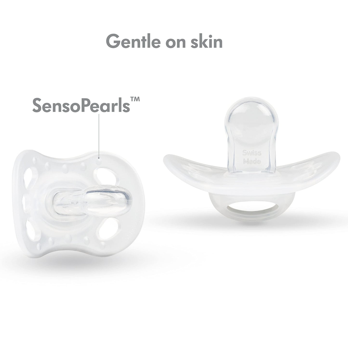 Medela Baby Pacifier | Newborn 0-2 Months | 2-Pack | Includes Sterilizing Case | Silicone- And Bpa-Free | Supports Natural Suckl