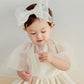 Asphinien Lace Big Bow Baby Girls Headband Floral Hair Band Toddlers Newborn Infants Christening Baptism Party Hair Accessories