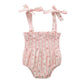 Tibe Pincess Baby Girls Rompers Dress Toddler Strap Smocked Summer Floral Boho Maxi Dresses Matching Outfits Sisters Dress Size