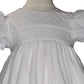 Heirloom 34' Christening Baptism Gown- Size 6 Months White