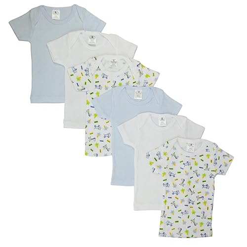 Girls Pastel Variety Short Sleeve Lap T-Shirts 6 Pack
