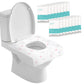 Krijuess 50 Packs Toddler Toilet Seat Covers Disposable, Disposable Toilet Seat Covers For Travel Waterproof Non-Woven, Travel E