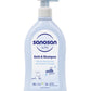 Sanosan Bath & Shampoo Hydrolysed Milk Protein Formula Daily Head To Toe Milky Wash No Tear Formula For Newborn Baby 2 In 1 Sham