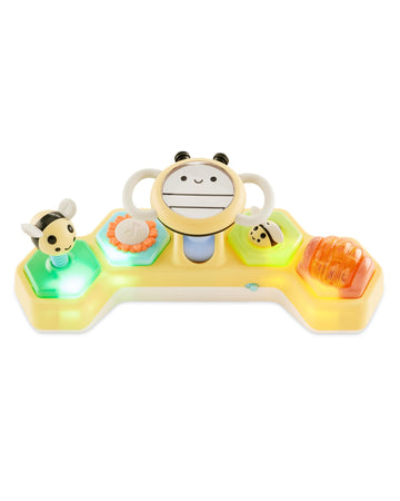 Skip Hop Tummy Time & Seated Play Cause & Effect Developmental Baby Toy with 5 Activities and 2 Ways to Play, Lights, Songs and 