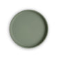 mushie Classic Silicone Suction Plate | BPA-Free Non-Slip Design (Dried Thyme)