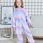 Cos Time Kids Unicorn Onesie Animal One Piece Pajamas Halloween Costumes (Bright Purple, 6-8 Years)