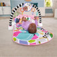 Fisher-Price Glow & Grow Kick And Play Gym - Pink Baby Playmat With 4 Ways To Play, Smart Stages Learning, 10 Linkable Toys, And