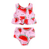 Younger Tree Toddler Baby Girls Summer Swimsuit Sleeveless Watermelon Swimwear Two-Piece Suit Beach Bikini (Pink And Watermelon,
