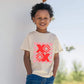 Valentine'S Day Shirts For Toddler Kids Cute Shirts Tee Short Sleeve Tops Shirt Gift 2-3 Years Apricot