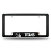 Rico Industries Nfl Tennessee Titans Black All Over Chrome Frame 12 X 6 Cartruck Auto Accessory